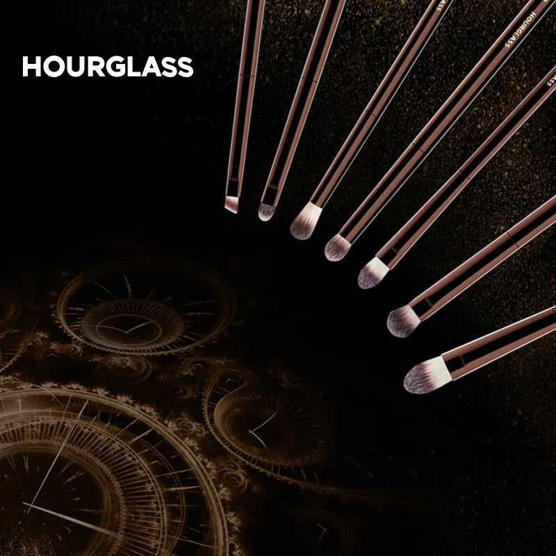Hourglass Makeup Brush – Precision Blending Tool for Foundation, Powder, Blusher, Eyes & Brows