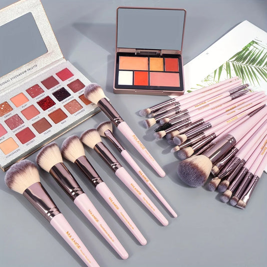 30pcs Professional Makeup Brush Set – With Storage Bag for Full Face Makeup