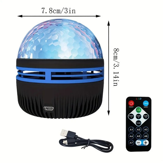 Galaxy Aurora Projector – RGB LED Night Light with Remote & Sound Sync