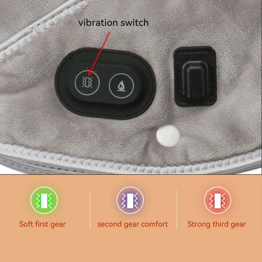 Electric Heating Shoulder & Neck Pad – USB Powered Massage & Heat Wrap