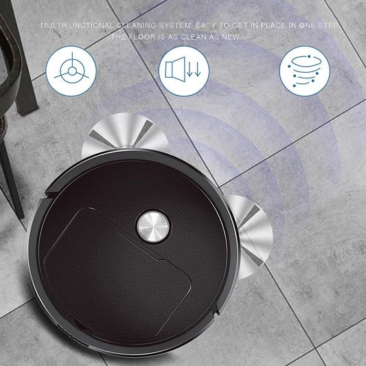 3-in-1 Smart Sweeping Robot – Mini Wireless Vacuum & Mop