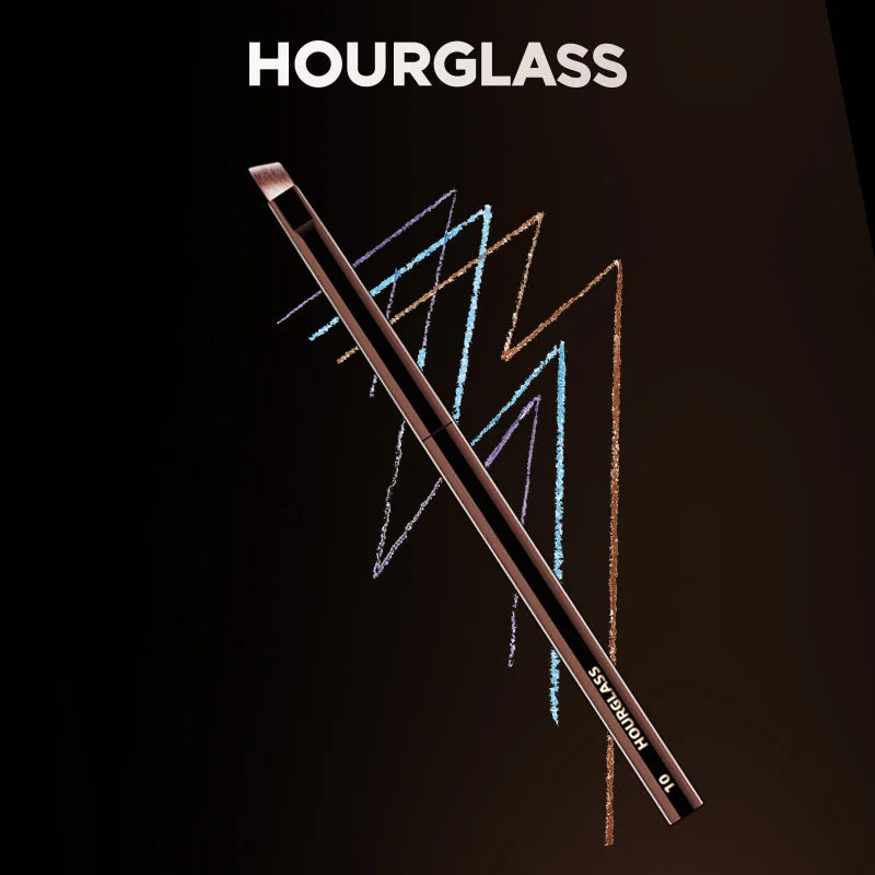 Hourglass Makeup Brush – Precision Blending Tool for Foundation, Powder, Blusher, Eyes & Brows